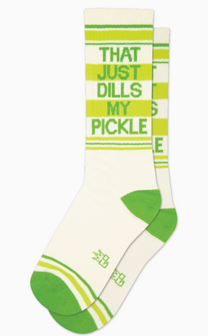 That Just Dills My Pickle Gym Crew Socks