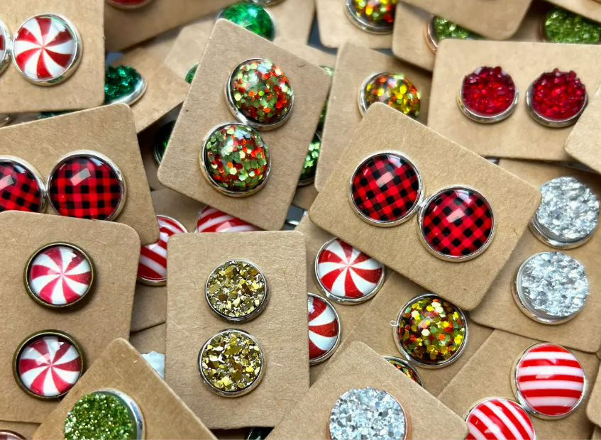 Holiday Grab Bag of Stud Earrings