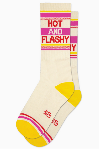 Hot and Flashy Gym Crew Socks
