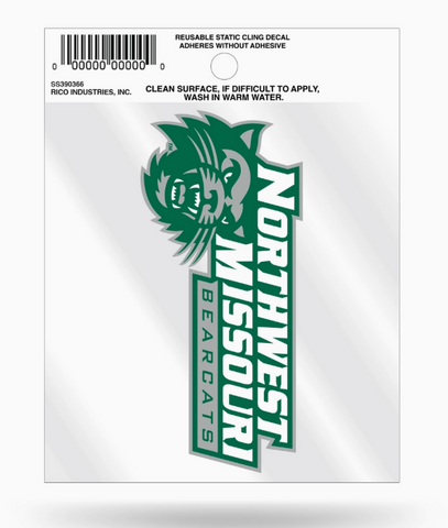 Northwest Missouri St. Bearcats Alt. Logo Small Static Cling