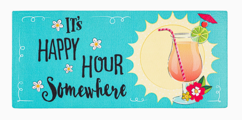 It's Happy Hour Somewhere Sassafras Switch Mat