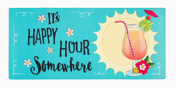 It's Happy Hour Somewhere Sassafras Switch Mat