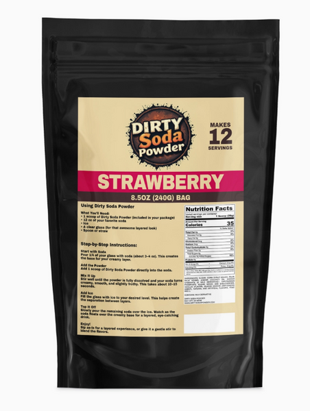 Strawberry™ Dirty Soda Powder- All in One Soda Mix