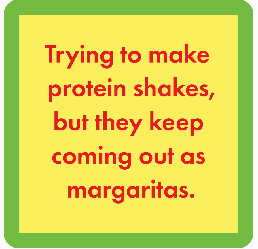 Protein Shakes Coaster