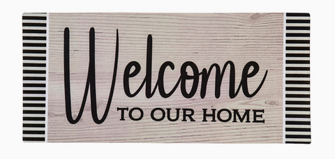 Wood Grain Welcome Sassafras Switch Mat