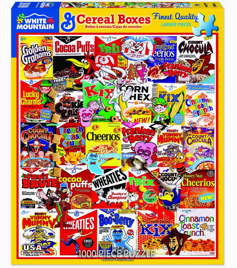 Cereal Boxes - 1000 Piece Jigsaw Puzzle