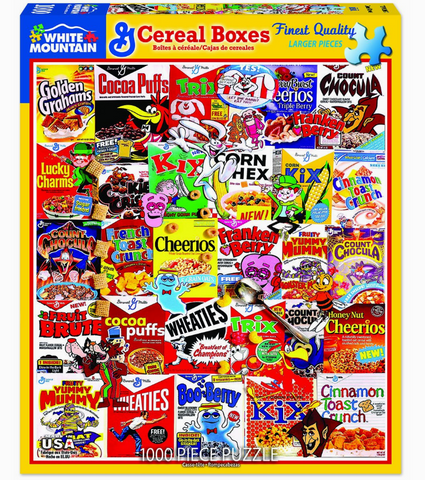 Cereal Boxes - 1000 Piece Jigsaw Puzzle