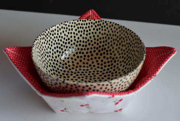 Red Cherry Bowl Cozy| Ice Cream Bowl Cozies