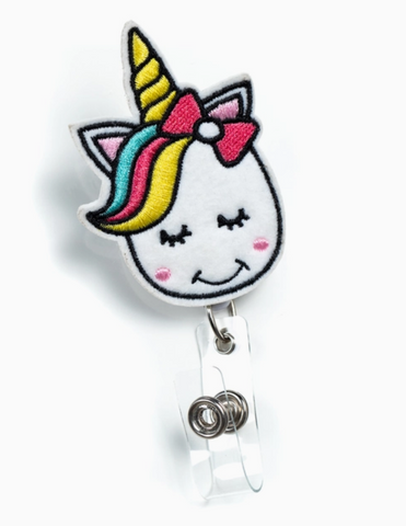 Unicorn | Nurse & Teacher Badge Reel Holder