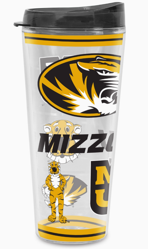 NCAA Missouri Tigers 20 oz Tritan Tumbler