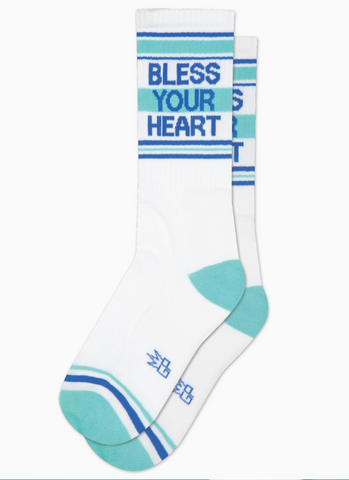 Bless Your Heart Gym Crew Socks