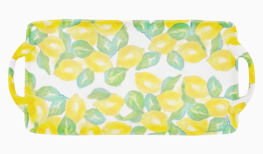Mangiacotti Lemon Verbena 18" Long Melamine Tray