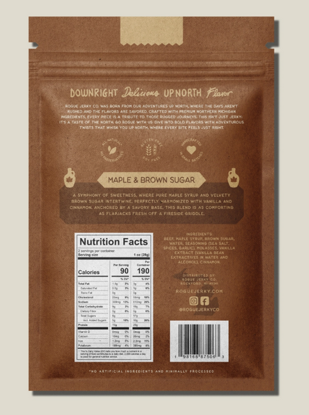 Maple & Brown Sugar Beef Jerky