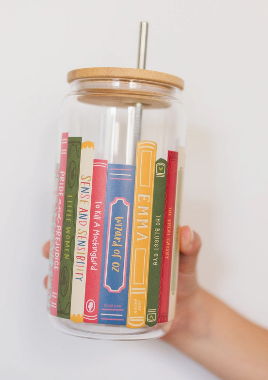 Books Glass Can