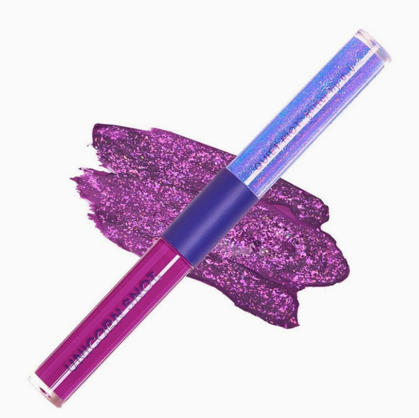 Quiet Riot 2-in-1 Glitter Lip Duo - Purple (Astro)