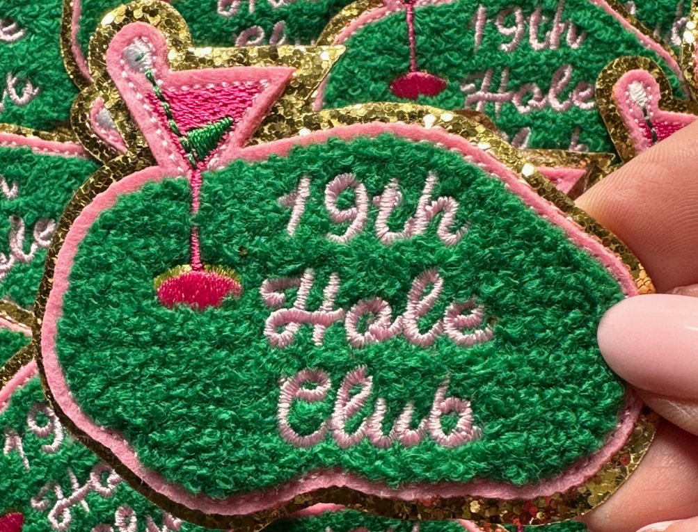 19th Hole Club Golf Hat Patch
