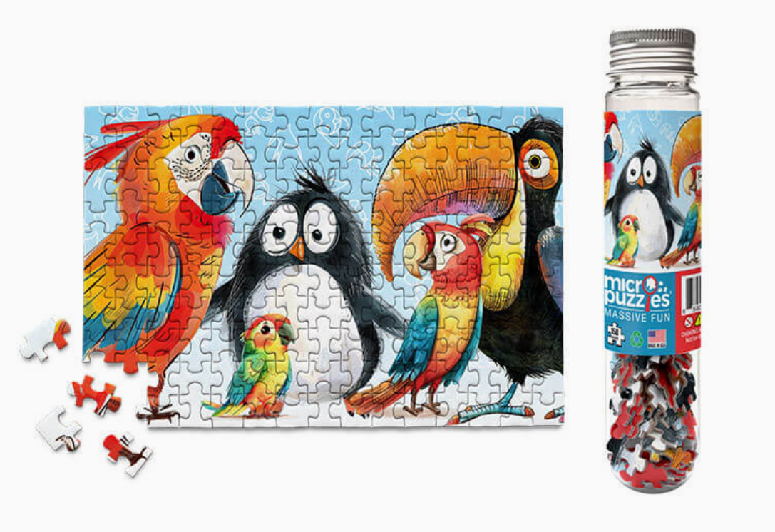 Odd Bird Out - Penguin Tropical Birds Puzzle