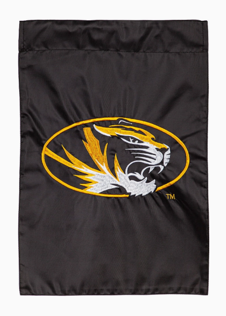 University of Missouri Applique Garden Flag