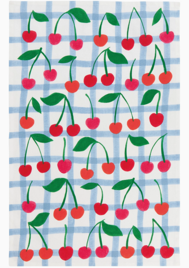 Very Cherry Dishtowel