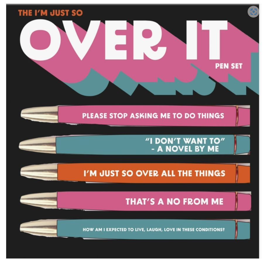 Over It Pen Set