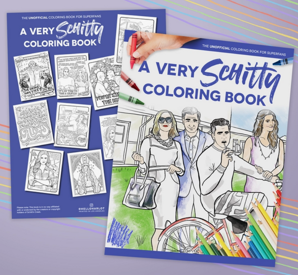 Schitt's Creek Coloring Book