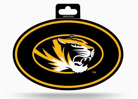 NCAA Missouri Full Color Oval Sticker
