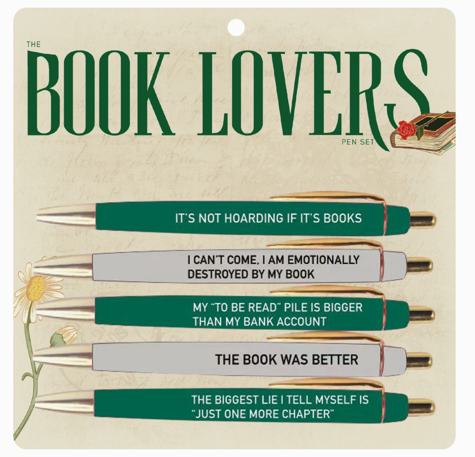 Book Lovers Pen Set