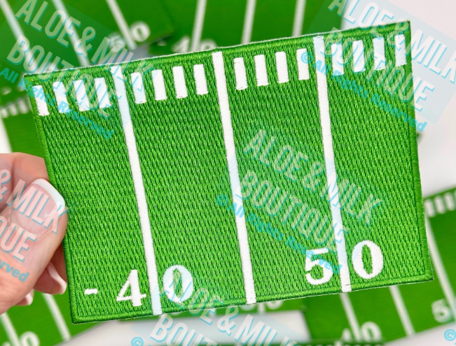 50 Yard Line Hat Patch