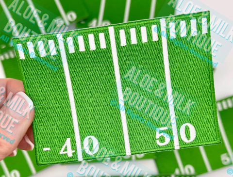 50 Yard Line Hat Patch
