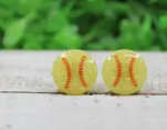 Softball Stud Earrings