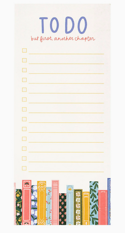 But First Another Chapter Books To-Do Notepad
