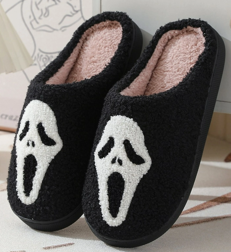 Scream Halloween Themed Slippers