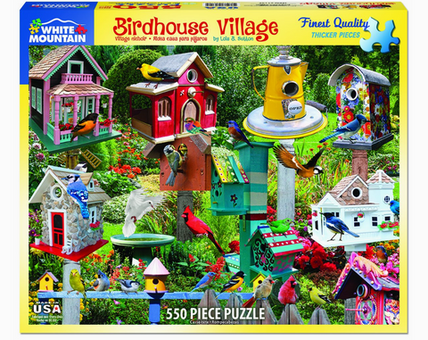 Birdhouse Village - 500 Piece Jigsaw Puzzle