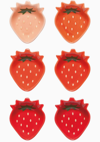Berry Sweet Shaped Pinch Bowls Set of 6