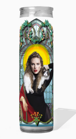 Childless Cat Lady Prayer Candle - Taylor Swift