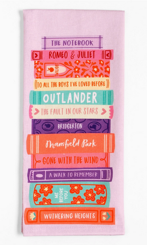 Romance Novels Tea Towel