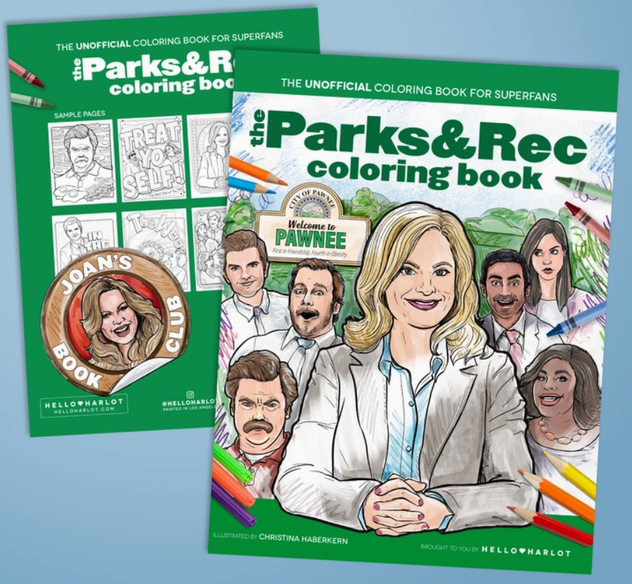 Parks and Rec Coloring Book