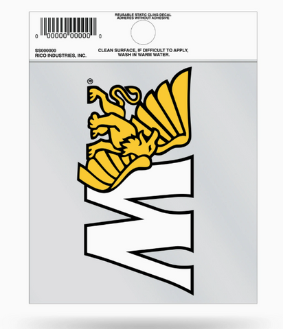 NCAA Missouri Western State Griffons Small Static Cling