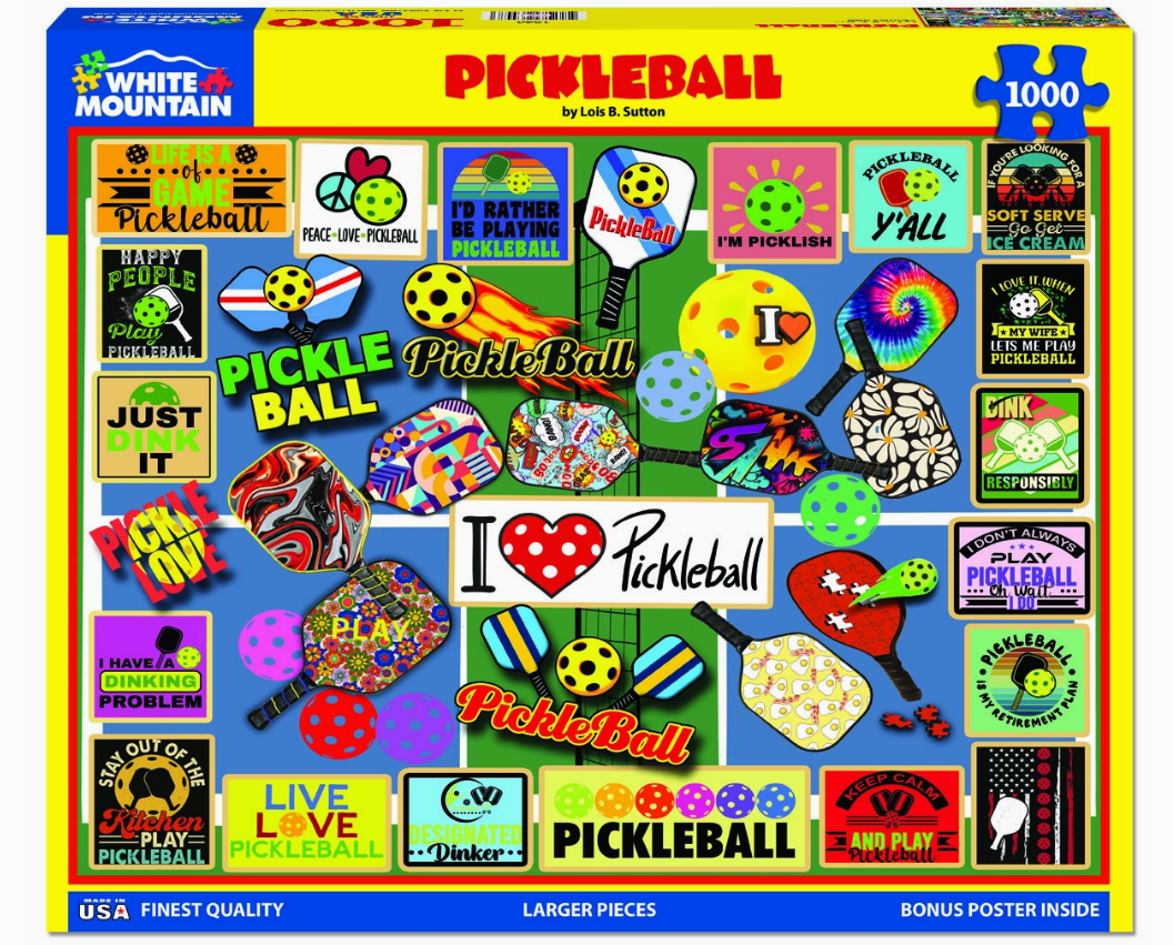 Pickleball - 1000 Piece Jigsaw Puzzle