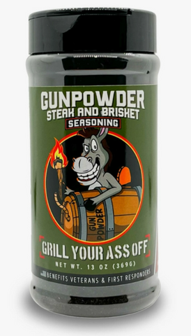 Gunpowder Steak & Brisket Seasoning - Beef, Grilling, Spice