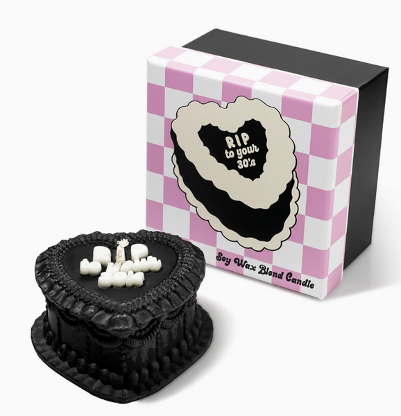 RIP YOUR 30'S Heart Candle