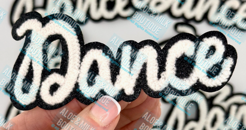 Dance Hat Patch Chenille