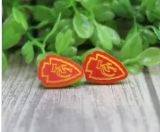 Football KC Arrows Stud Earrings