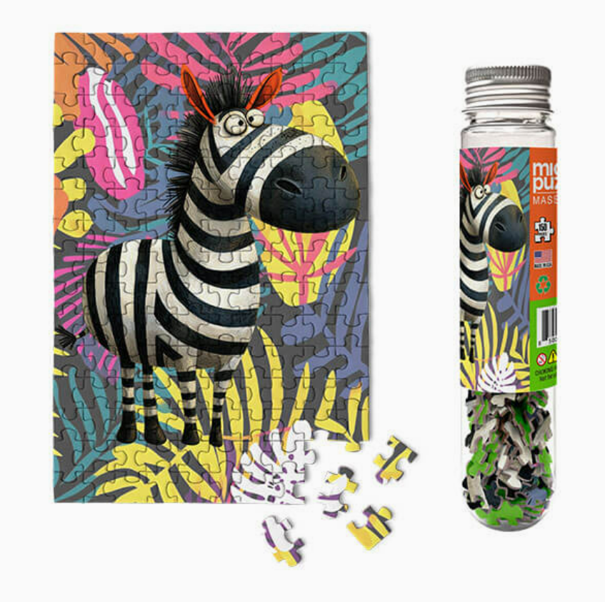 Color Clash - Zoo Zebra Micro Puzzle