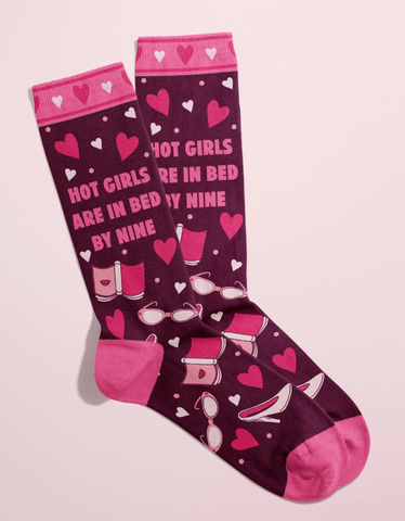 Hot Girls Are In Bed By 9 Socks