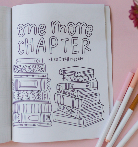Book Lover Coloring Book