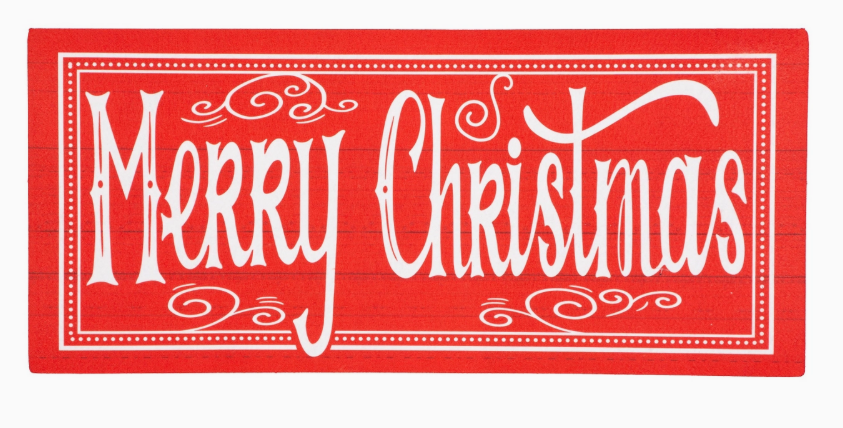 Quaint Merry Christmas Sassafras Switch Mat