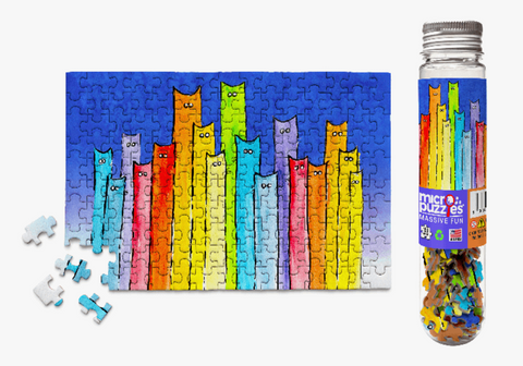 A Pride of Cats Mini Jigsaw Puzzle