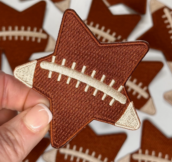 Football Star Hat Patch