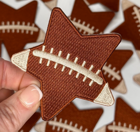 Football Star Hat Patch